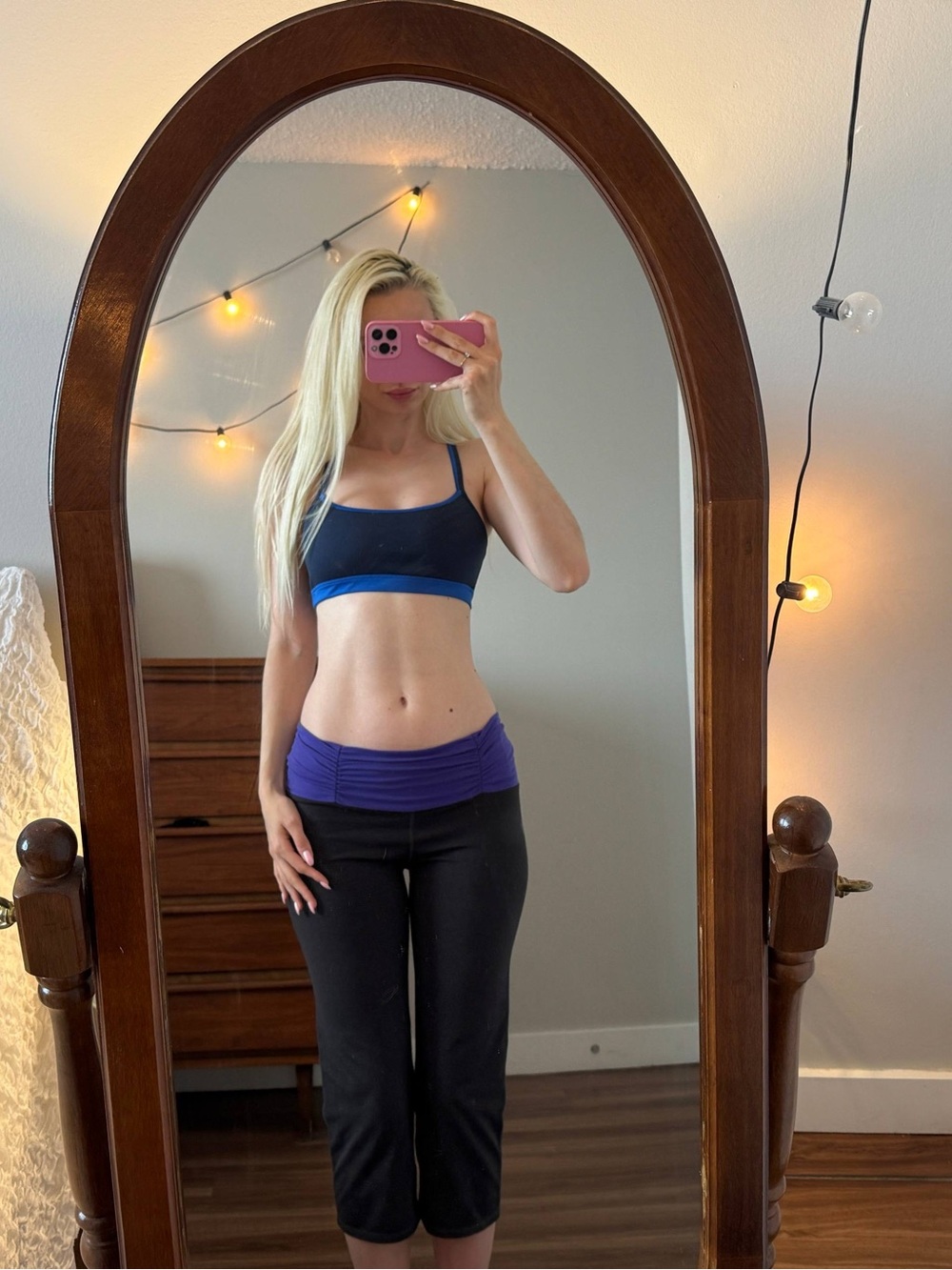 Vintage adidas Blue sport bra